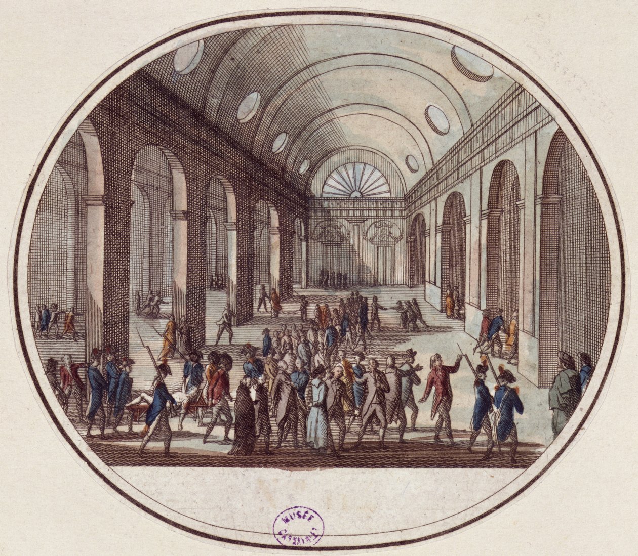 The Death of Twenty One Girondist Deputates, 31. oktober 1793 (10 Brumaire år 2) av French School