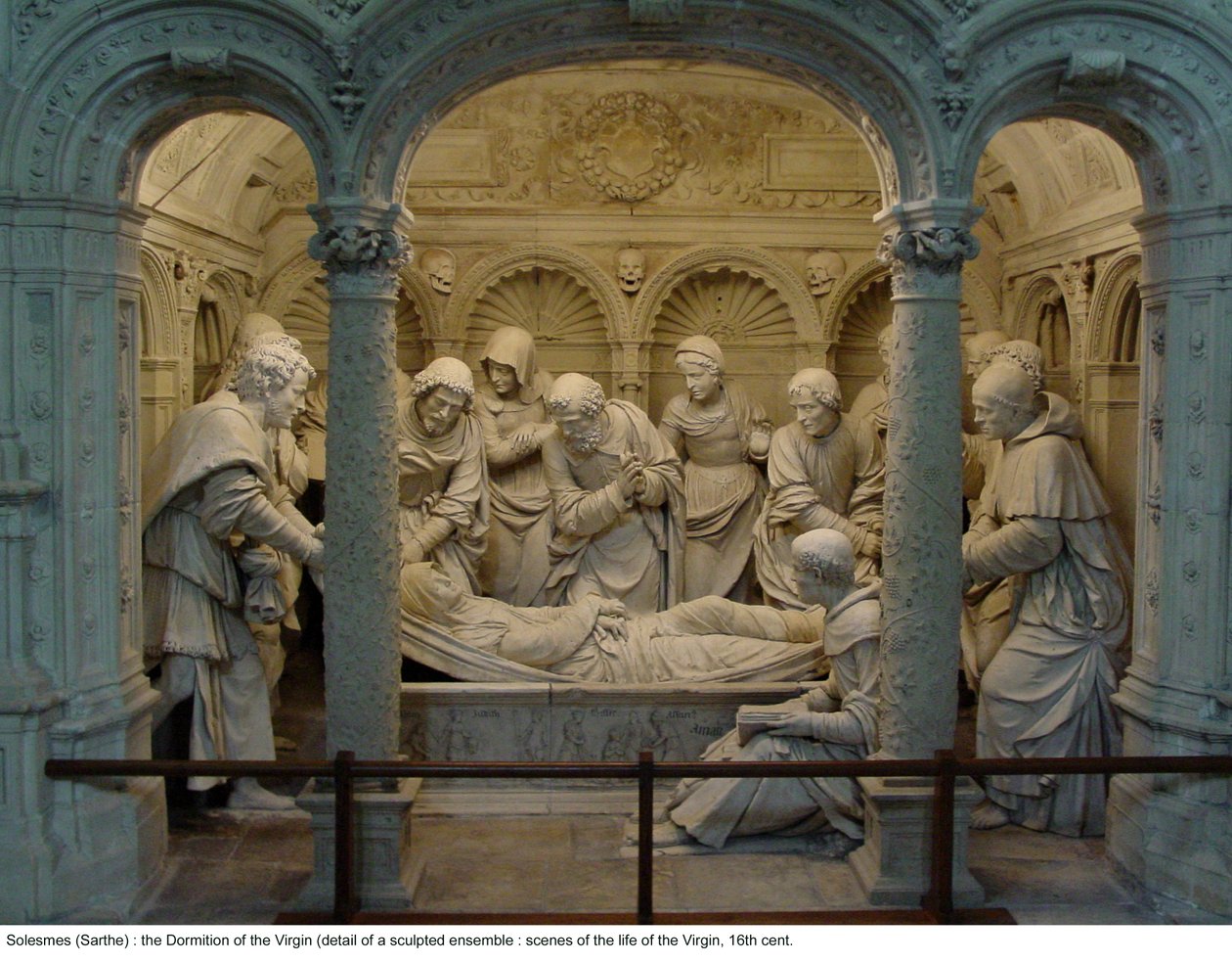 The Dormition of the Virgin i det nordlige tverrskipet av French School