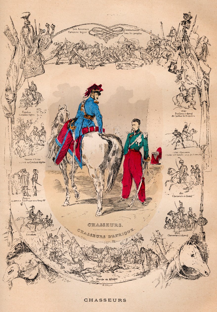 The French Armee under the Reign of Louis Philippe from 1830 to 1848 - Chasseurs et chasseurs d