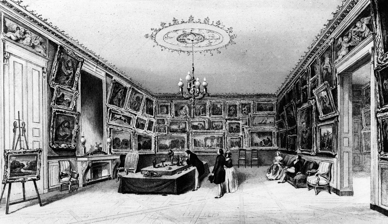 Galerie Durand-Ruel, 103, rue des Petits-Champs, Paris, 2. halvdel av 1800-tallet av French School