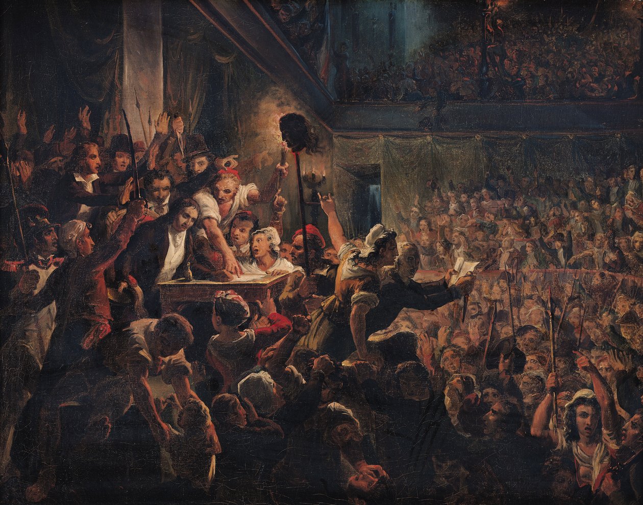 Lederen for nestleder Jean Feraud (1759-95) presentert for Francois Antoine Boissy d