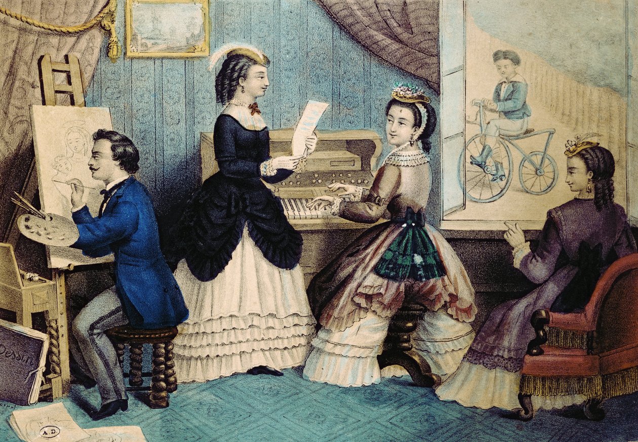 The Improving Arts, 1867 av French School