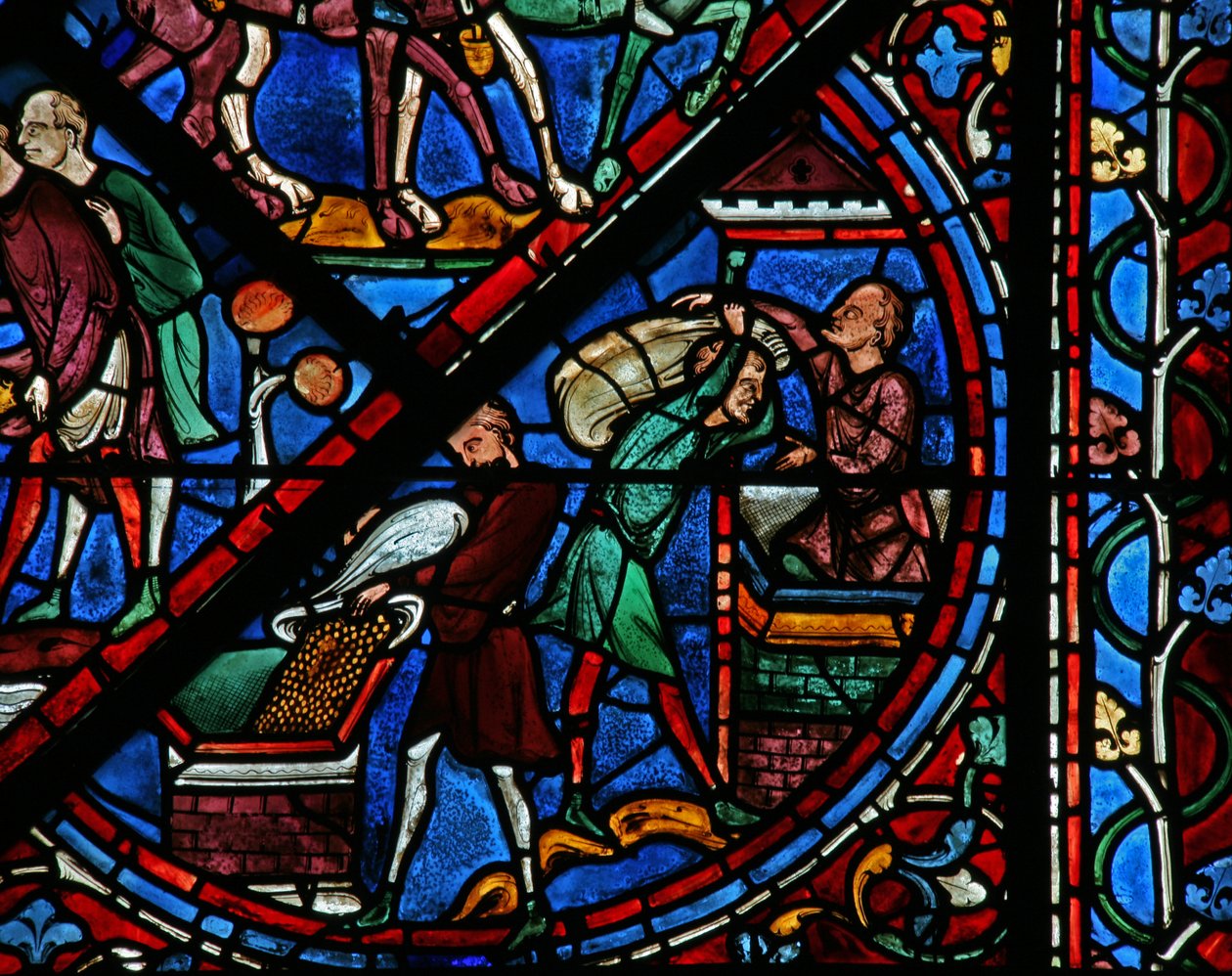 Joseph-vinduet: Egypterne la hveten på lager (w41) av French School