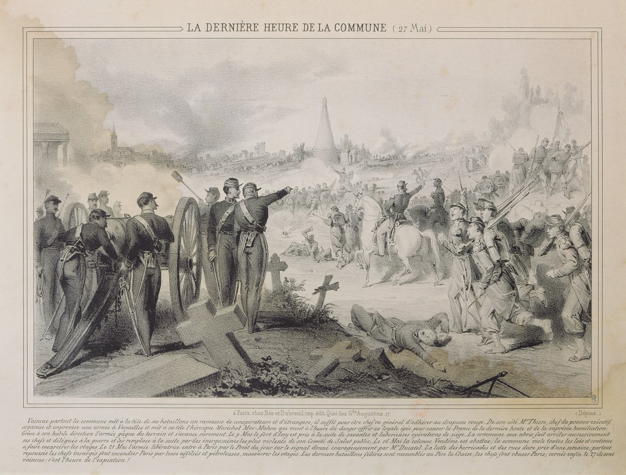 Kommunens siste time, 27. mai 1871 av French School