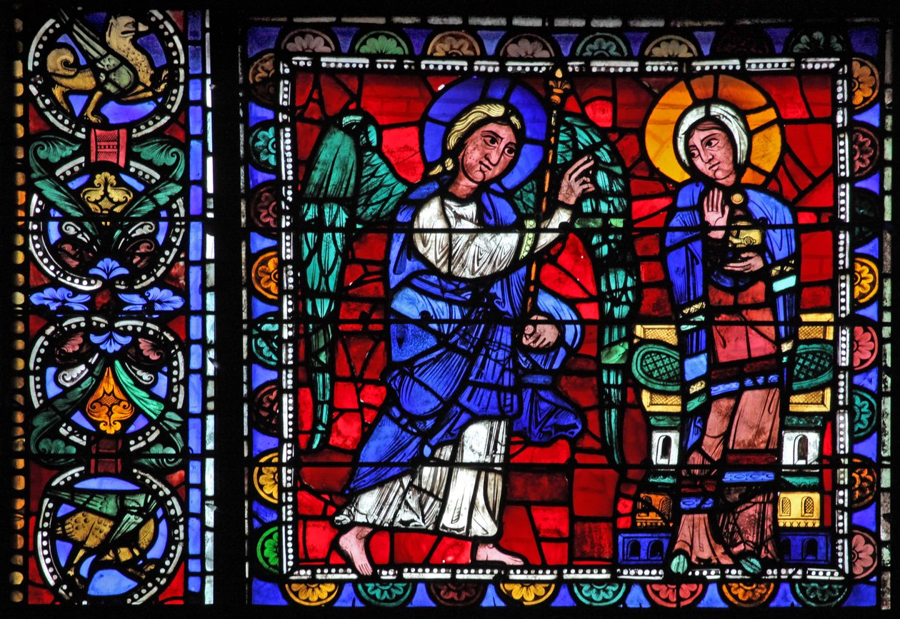 The Life of Christ window: The Annunciation (w50) av French School