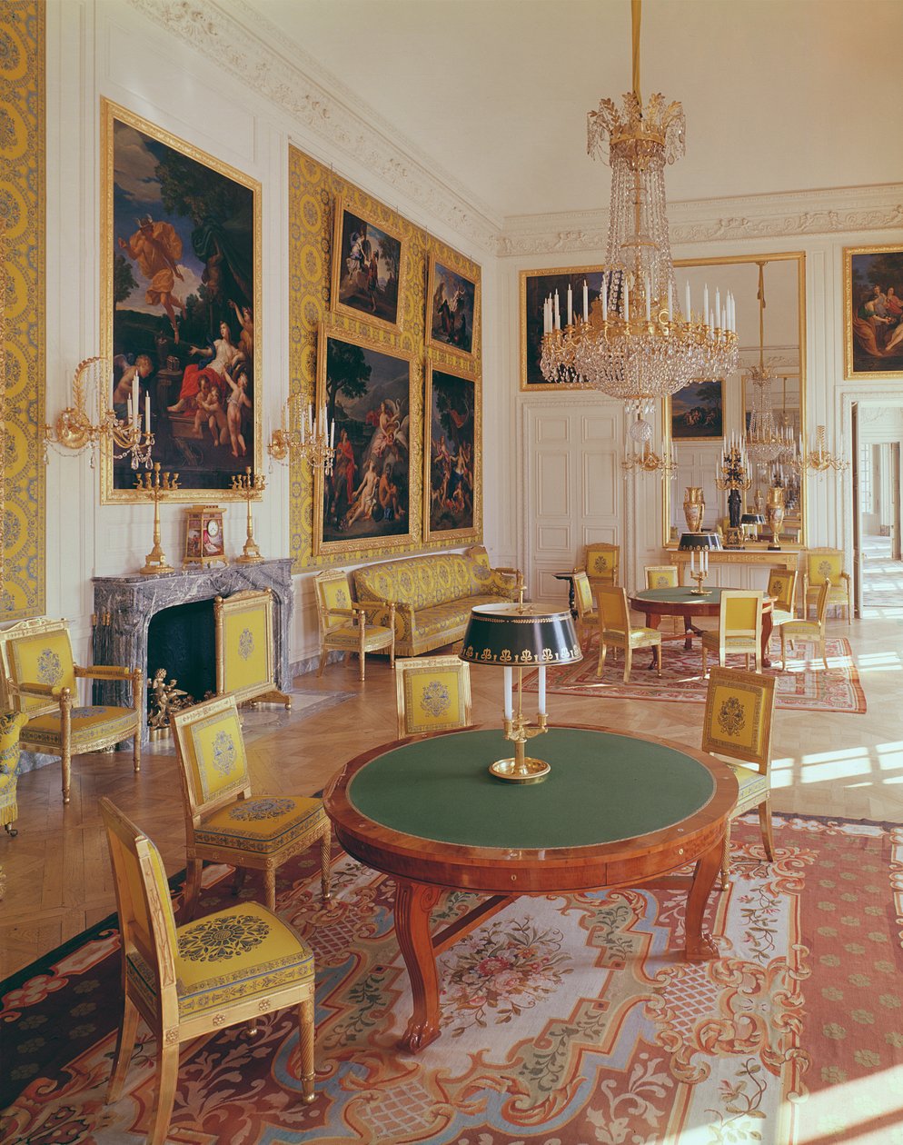 Hovedresepsjonen på Grand Trianon av French School