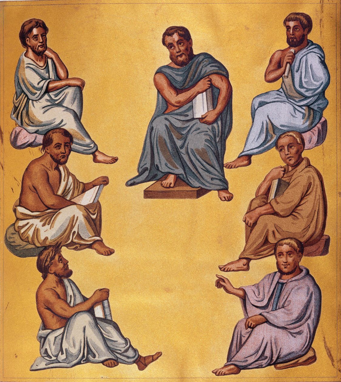 Antikkens hovedleger, fascimile fra Codex Constantinopolitanus of Dioscorides av French School