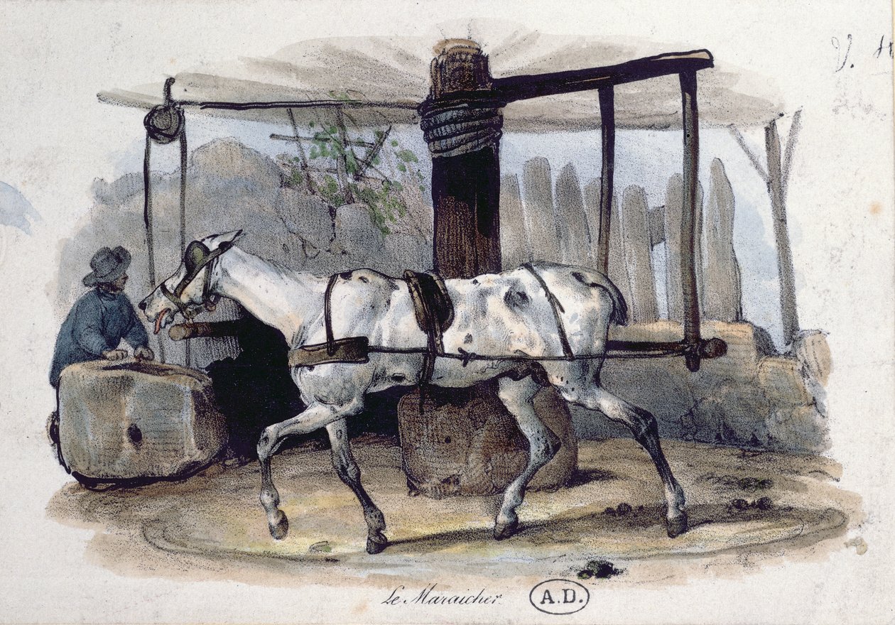 Gartneren, 1840 av French School
