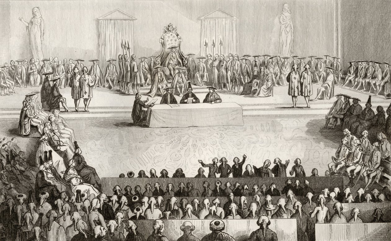 Nasjonalforsamlingen under Ludvig XVIs regjeringstid (1754-93) fra 