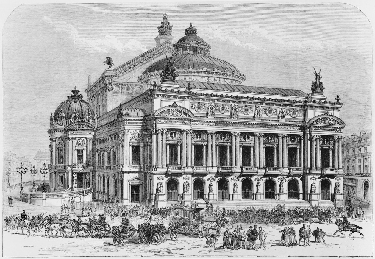 Operaen under beleiringen av Paris, 1871 av French School