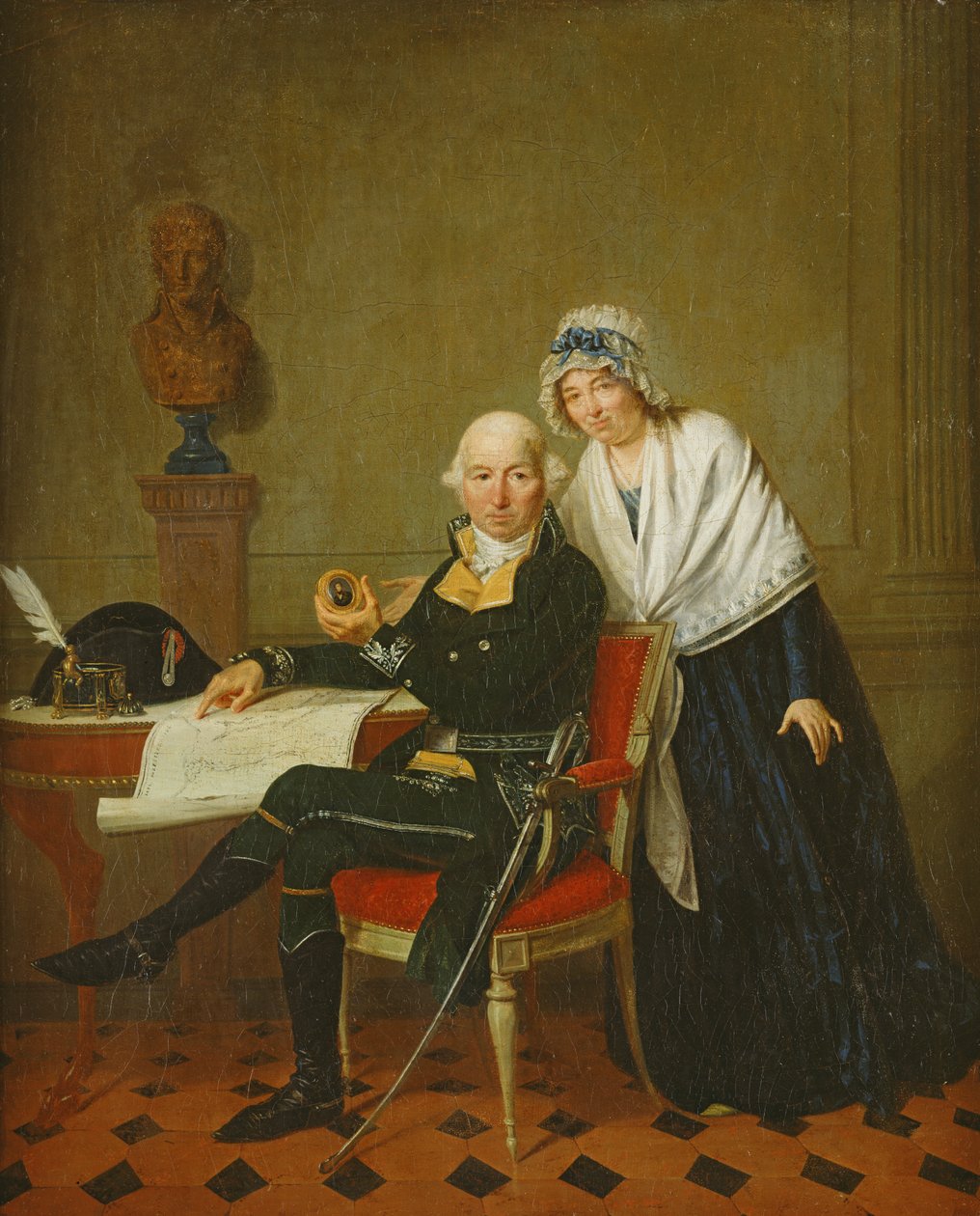 Foreldrene til Jean Andoche Junot (1771-1813) hertug av Abrantes, før 1806 av French School
