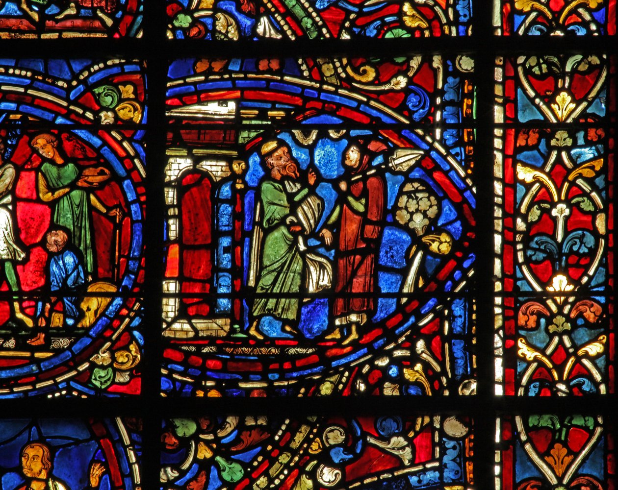 The Prodigal Son-vinduet: eldre sønn protesterer (w35) av French School