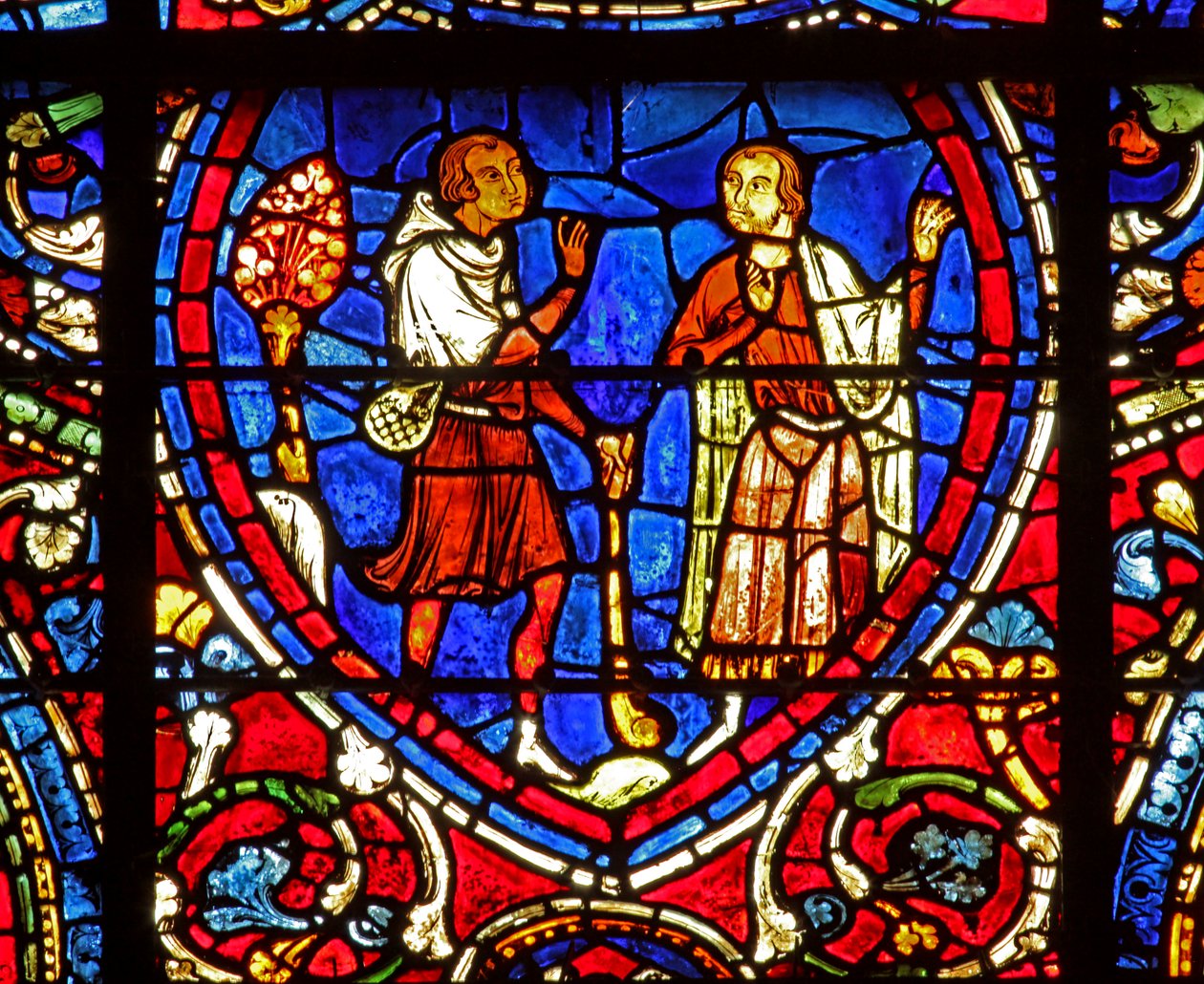 The Prodigal Son-vinduet: vender tilbake til sin far (w35) av French School