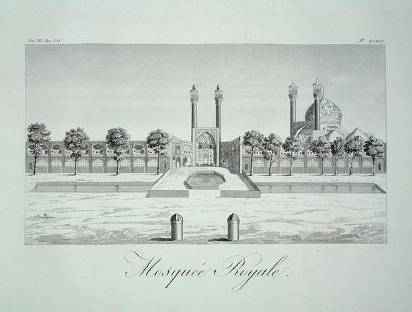 Den kongelige moskeen i Isfahan, fra 