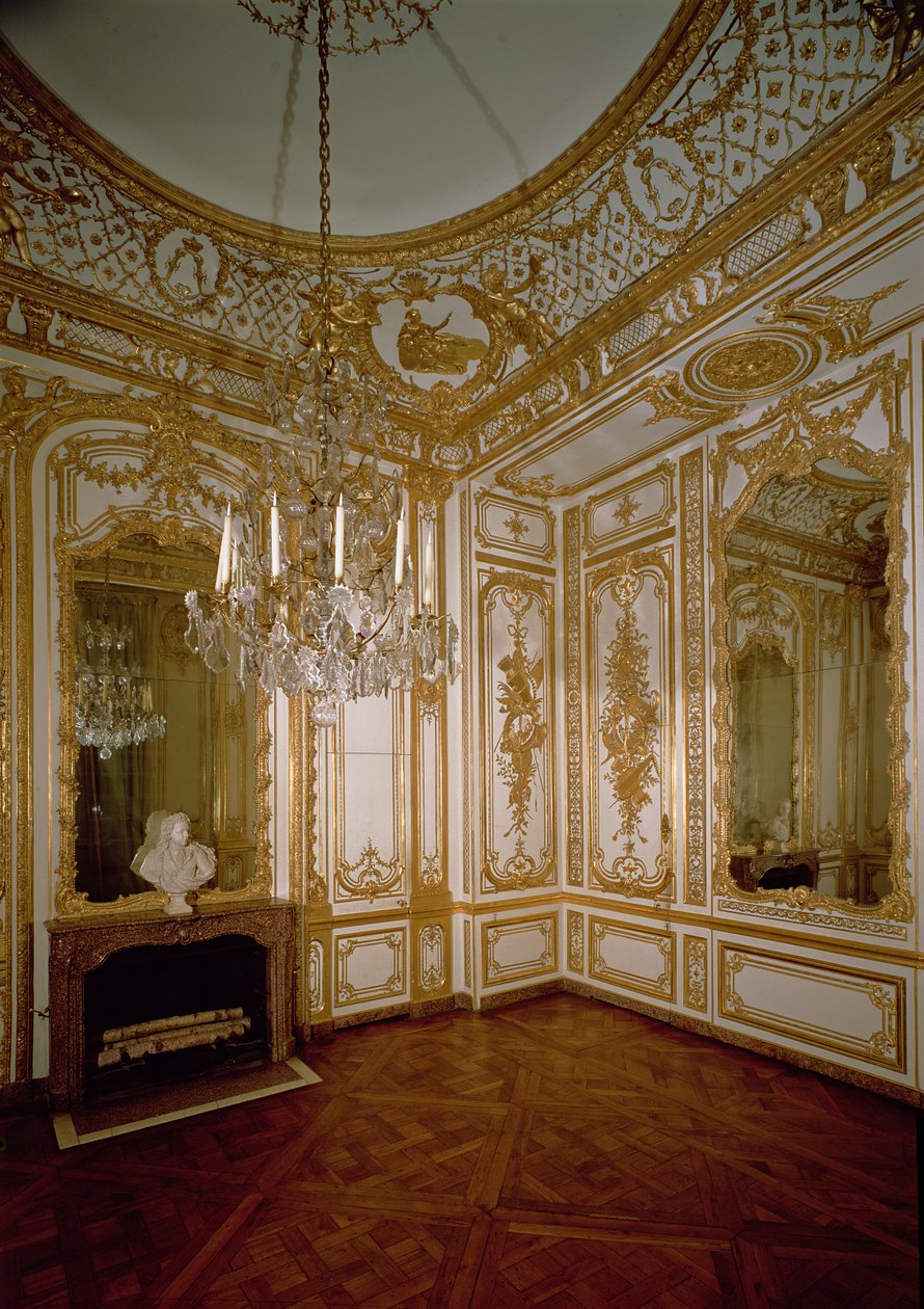 Salon de Musique (musikkrommet) i Adelaide, prinsesse av Orleans (1777-1847) av French School