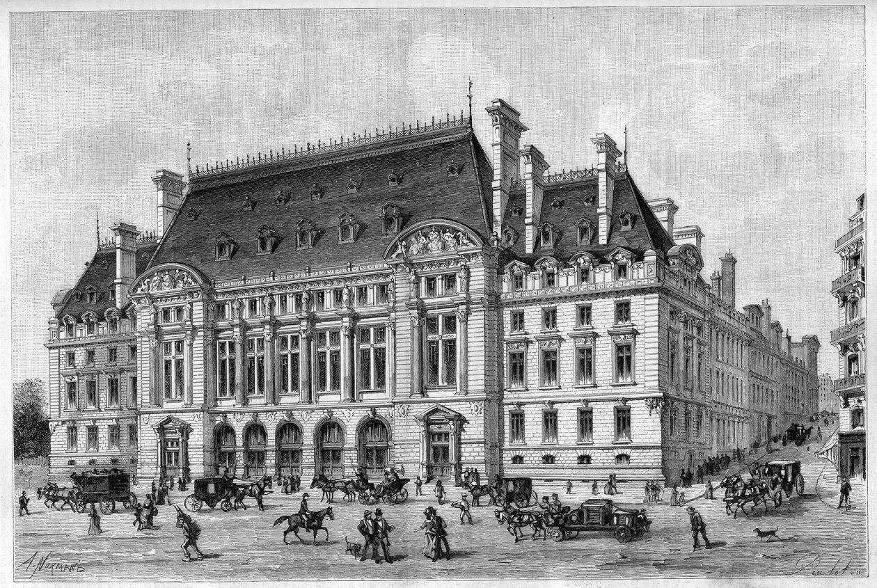The Sorbonne was renovee in 1887, from the rue des Ecoles. av French School