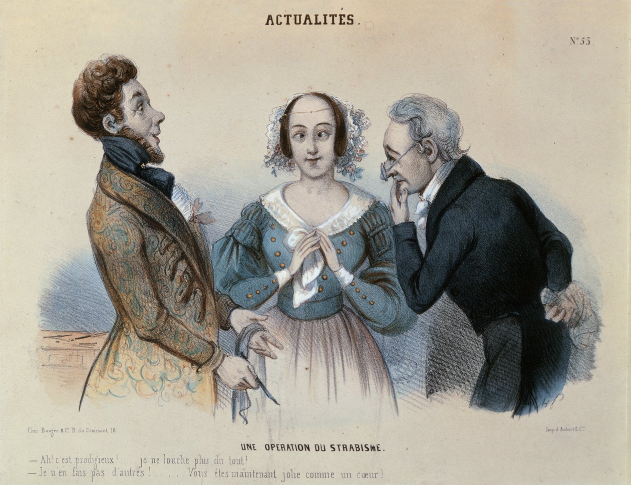 The Squint Operation, ca. 1840 av French School