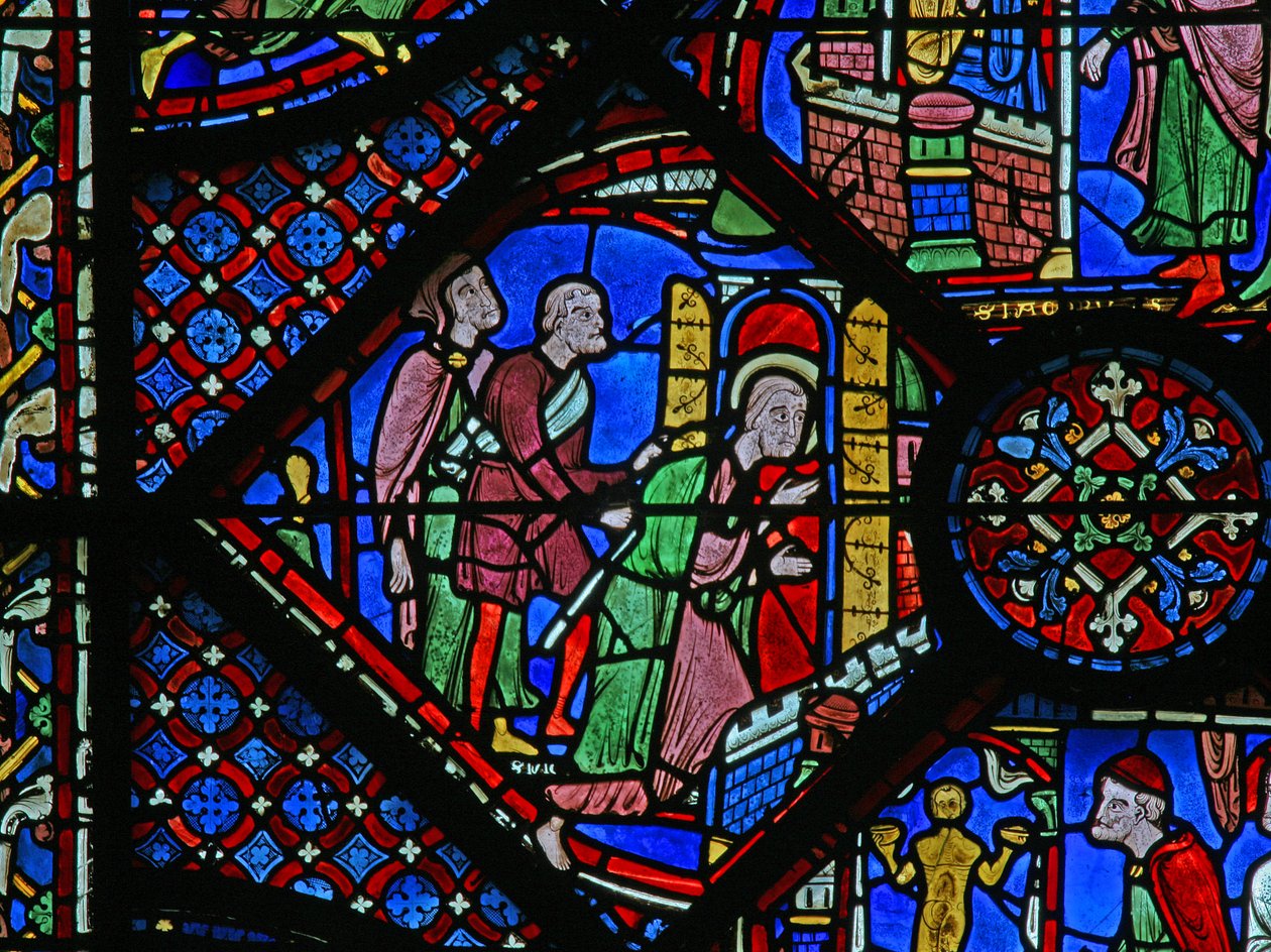 The St James Window: James kastet i fengsel (w5) av French School