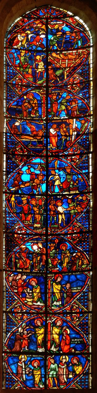 St. Laurence-vinduet av French School