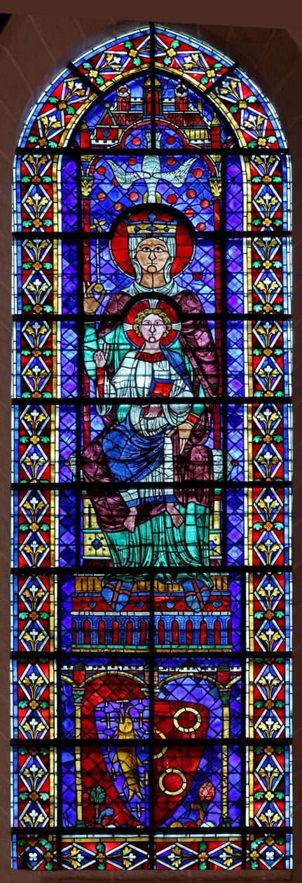 The Virgin & Child (w113) av French School