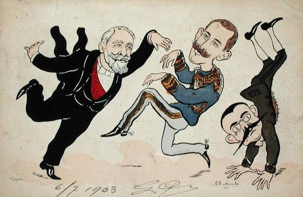 Victor-Emmanuels (1869-1947), konge av Italia, besøk i Frankrike av French School