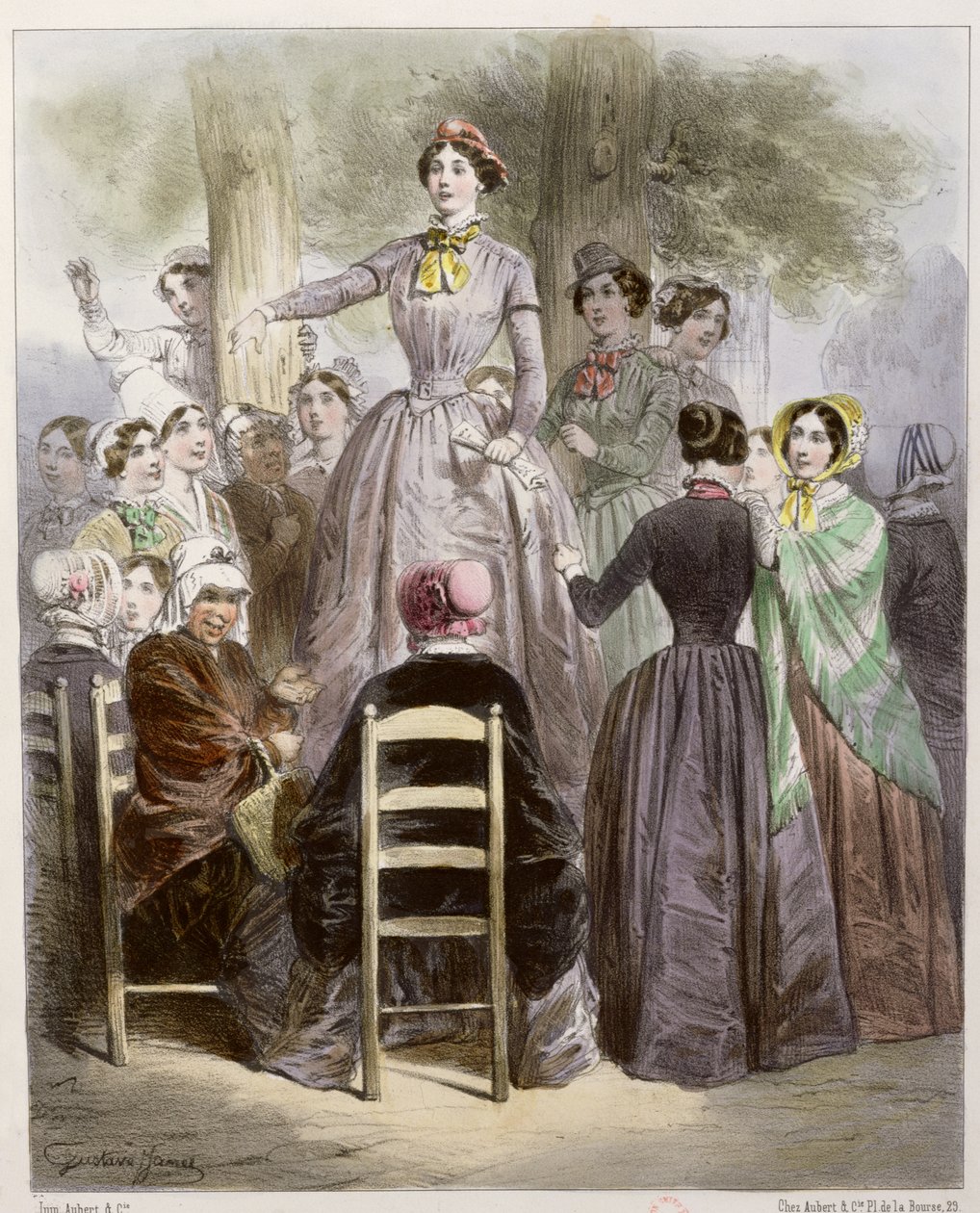 Kvinneregjeringen under revolusjonen i 1848 av French School