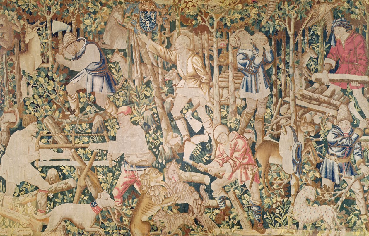 The Woodcutters, Tournai Workshop av French School