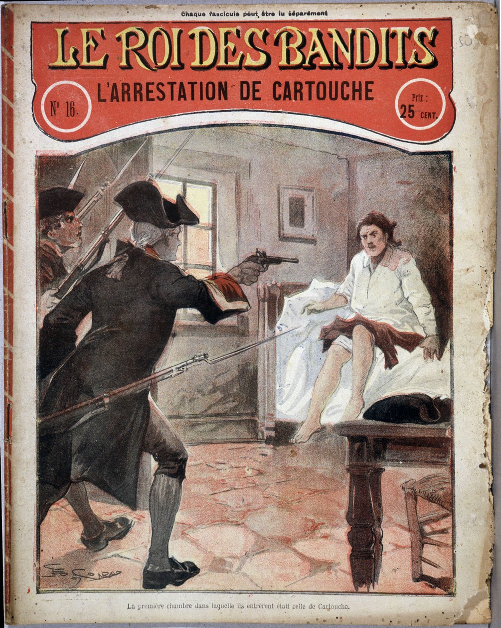 Arrestasjonen av Cartridge - i "The King of the Bandits", nr. 16 av French School