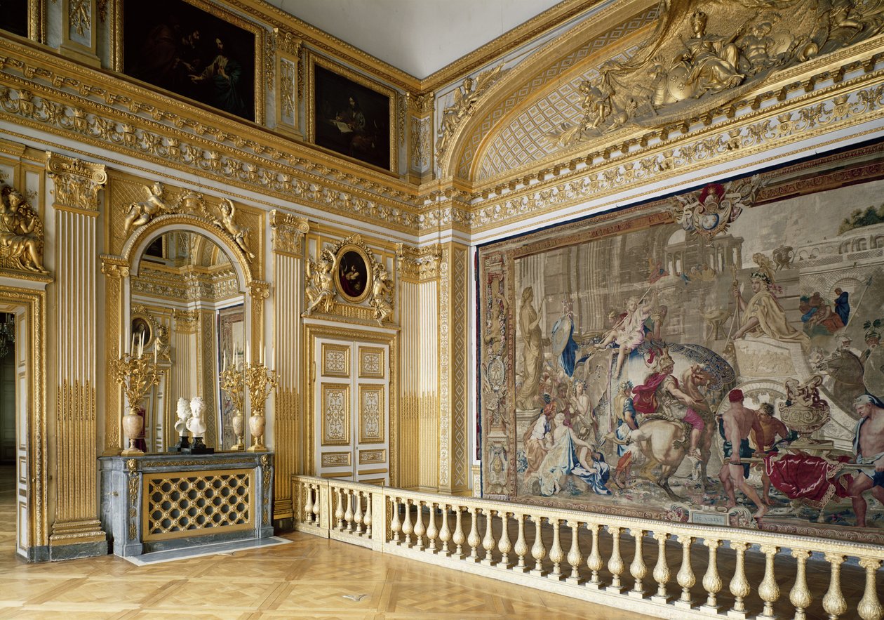 Sengekammeret til Ludvig XIV (1638-1715) av French School