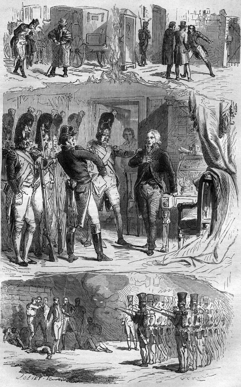 The conspiracy of Claude Francois de Malet (Claude-Francois Malet) (1754-1812) general of Empire, author of the 1812 coup d