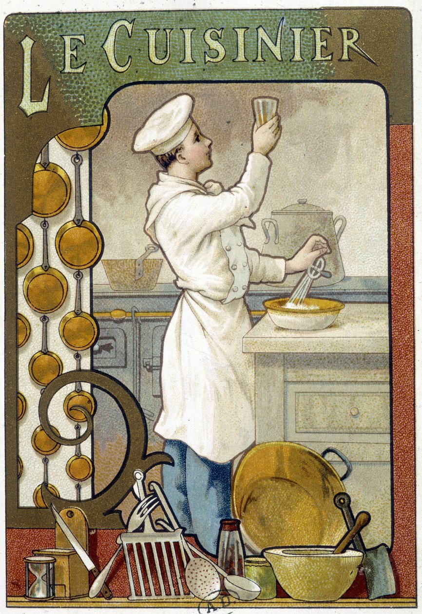 Kokken - Chromolithography 1900 av French School