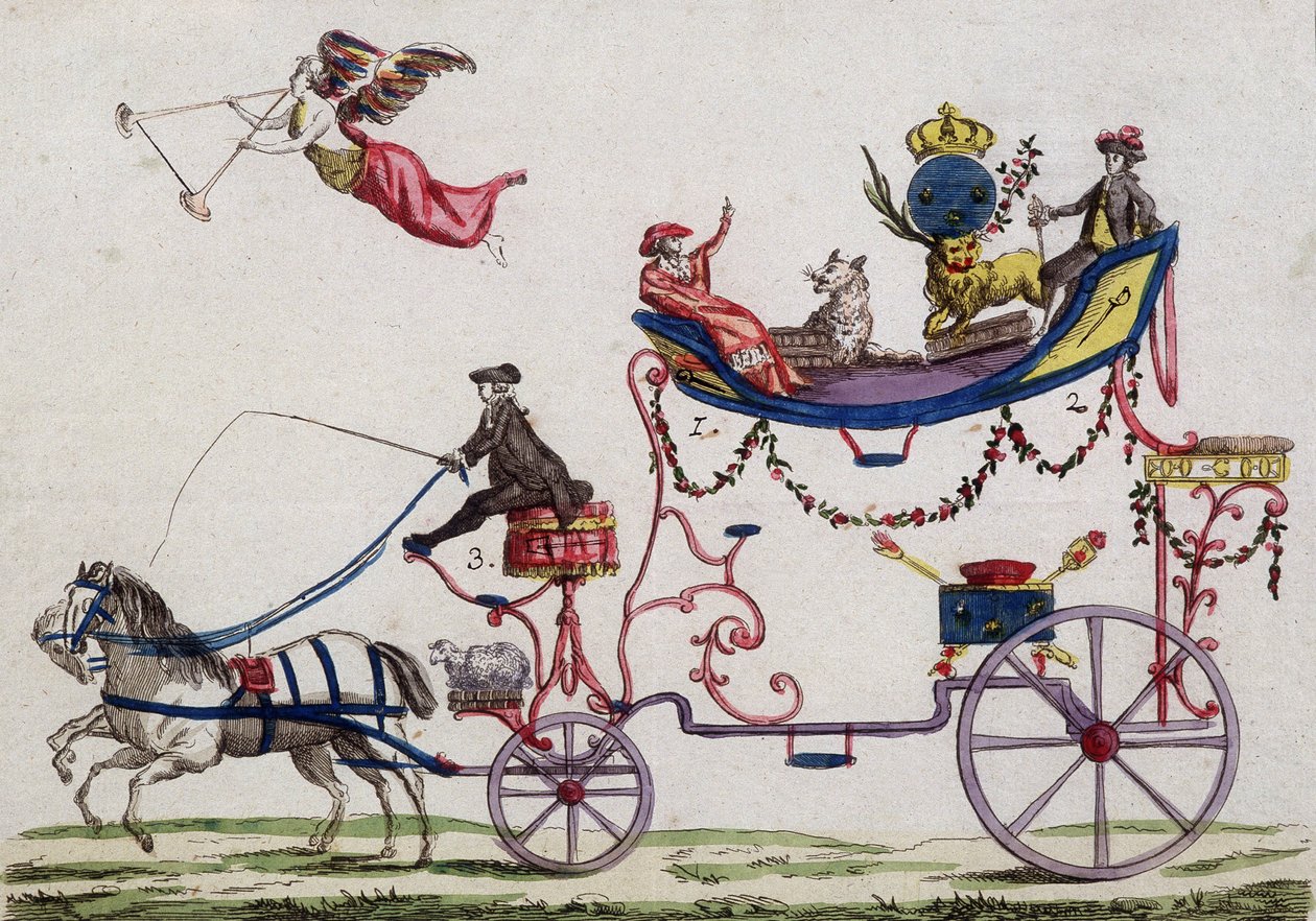 Avgangen til de tre ordrene for Versailles i mars 1789 av French School