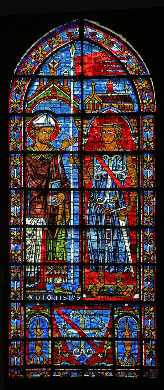 Giveren Jean Clement mottar fenriken fra St Denis; armene hans under (w116) av French School