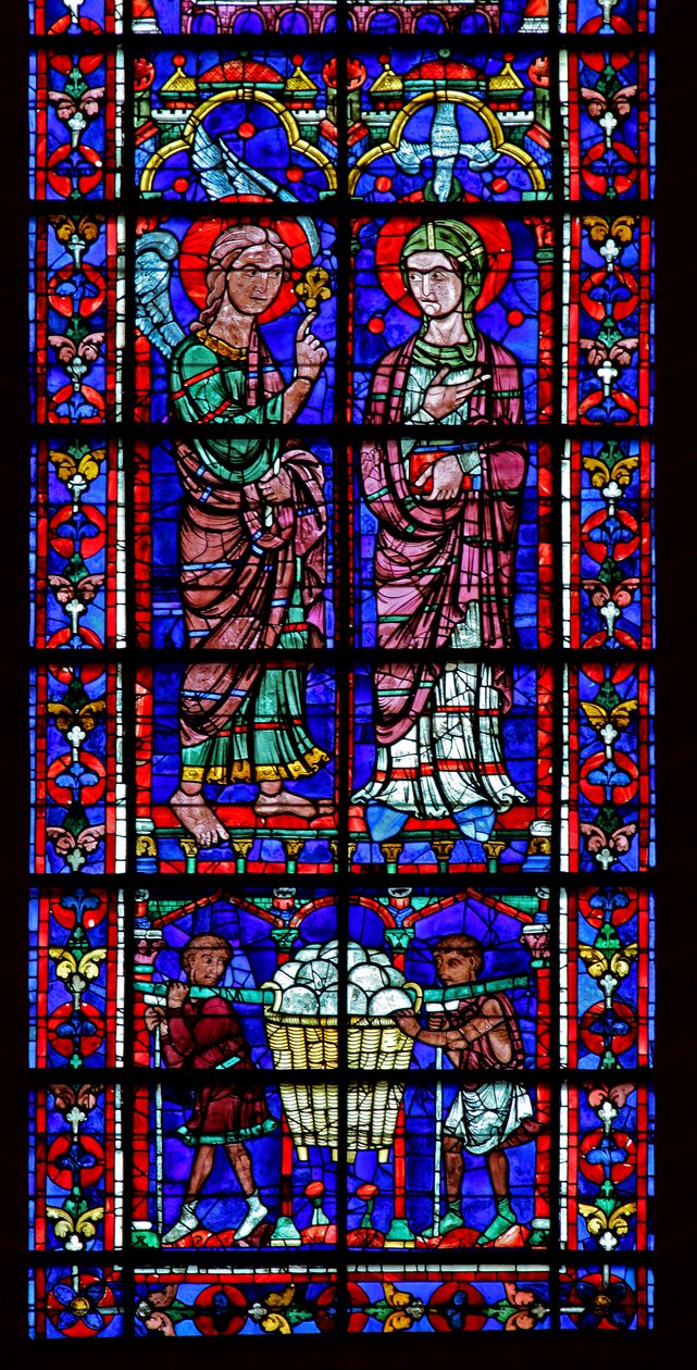 Giverne - bakerne - og bebudelsen (w100) av French School