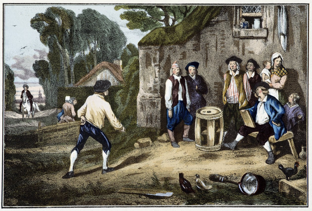 Tønnens spill - 1800-tallet av French School