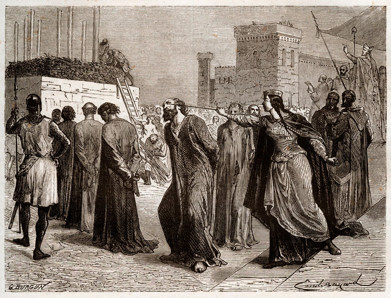 Kjetteriet i Orleans i 1022 - Saken om kjettere i Orleans: kanoner ble dømt til slakteren for kjetteri i Orleans i 1022. (første bucher i historien om kampen mot kjetteri i Vesten under regjeringen til Robert II den fromme ( 996-1031 av French School