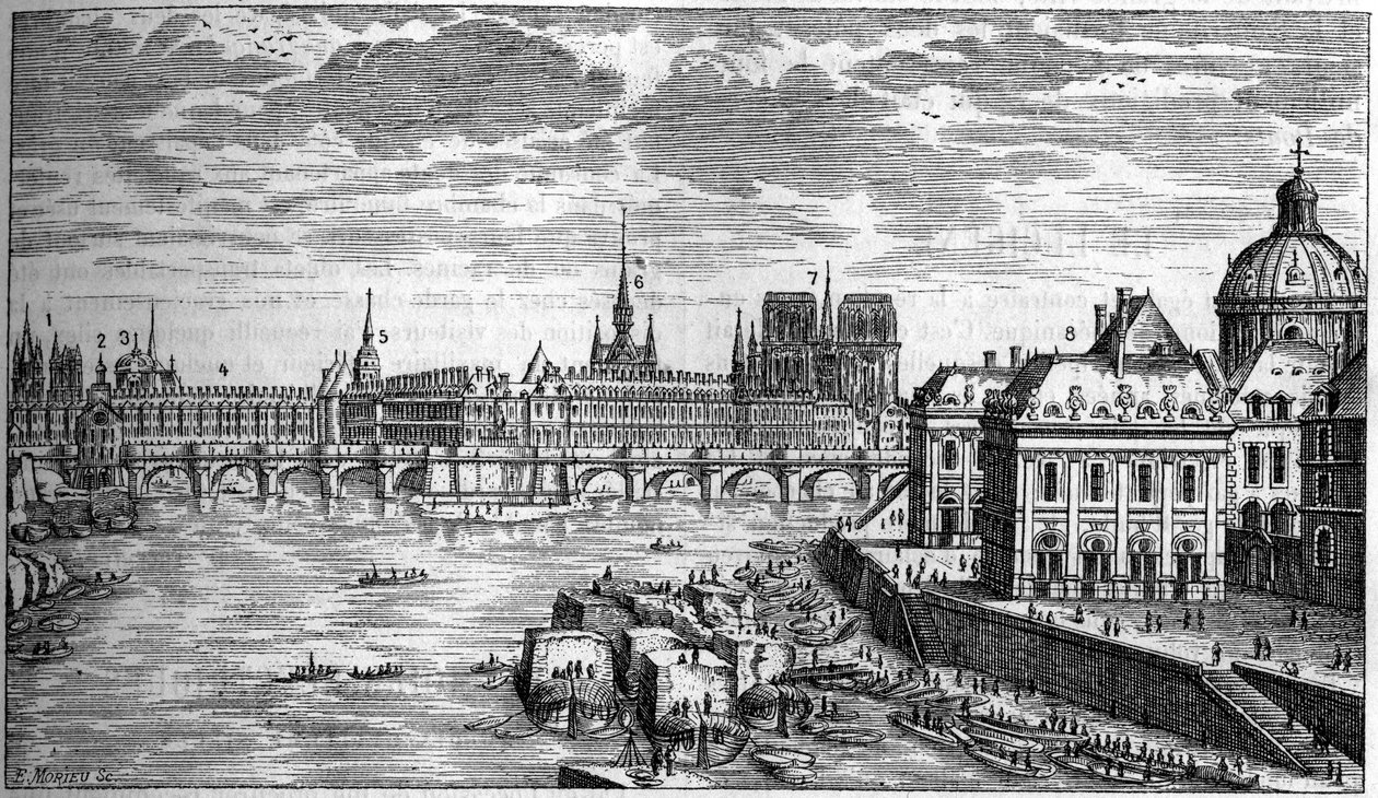 Den nye broen i Paris av French School