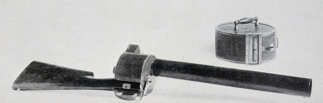 Den fotografiske riflen av Etienne Jules (Etienne-Jules) Marey (1890) av French School