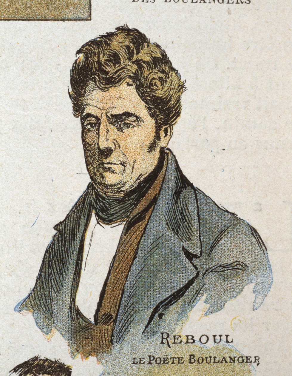 The poet Reboul nicknamed “The Boulanger de Nîmes”” (1796 - 1864) av French School