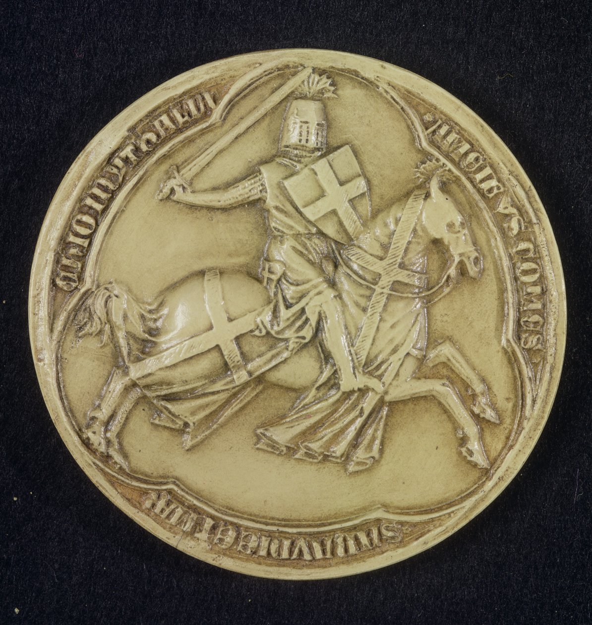 Seglet til Amadeo V (ca. 1252-1323) greve av Savoy, 1303 (voks) av French School