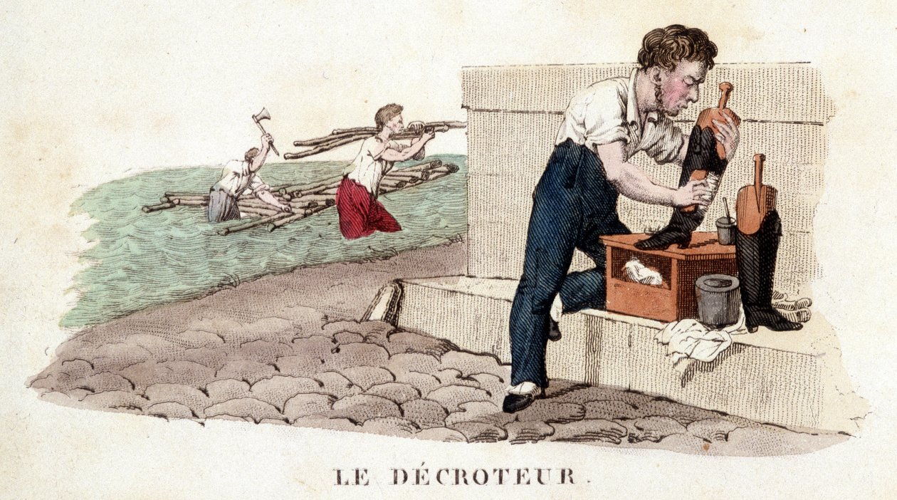 Boden (skopuss) - gravering av French School