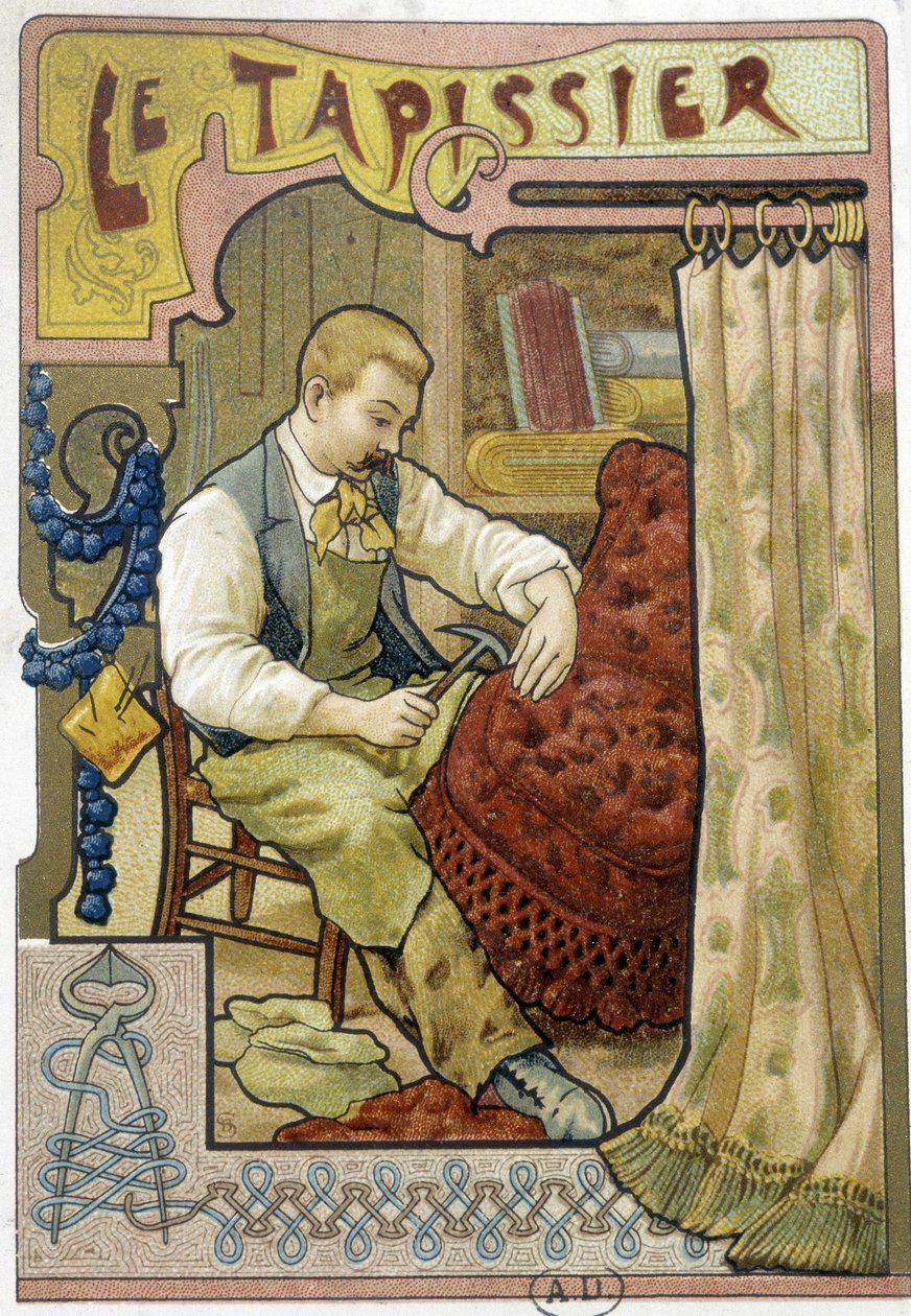 Polstringen - Chromo. av French School