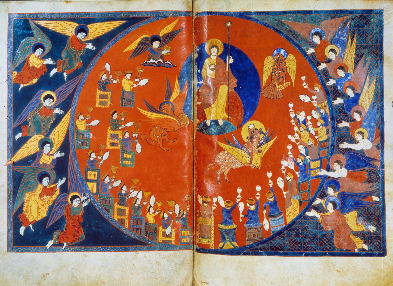 Visjonen til Saint John Miniature er avledet fra kommentarene til "Apokalypsen ifølge Saint John" skrevet i 775 av munken Beatus av Liebana av French School