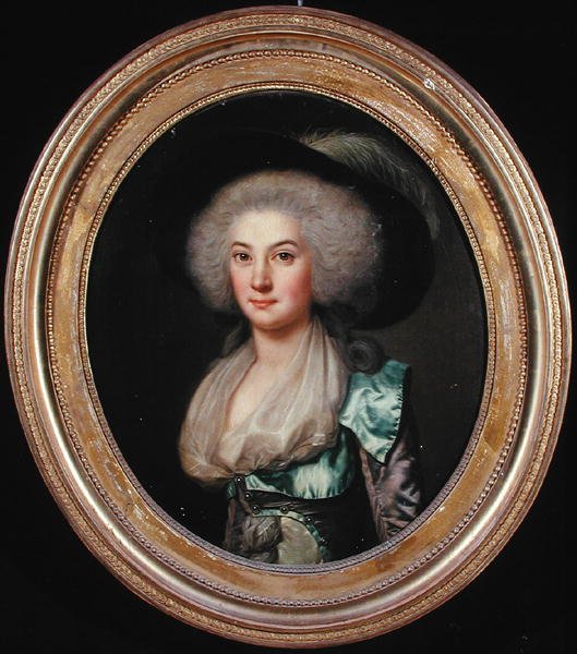 Kona til Louis Charles Joseph de Vergennes (olje på lerret) av French School