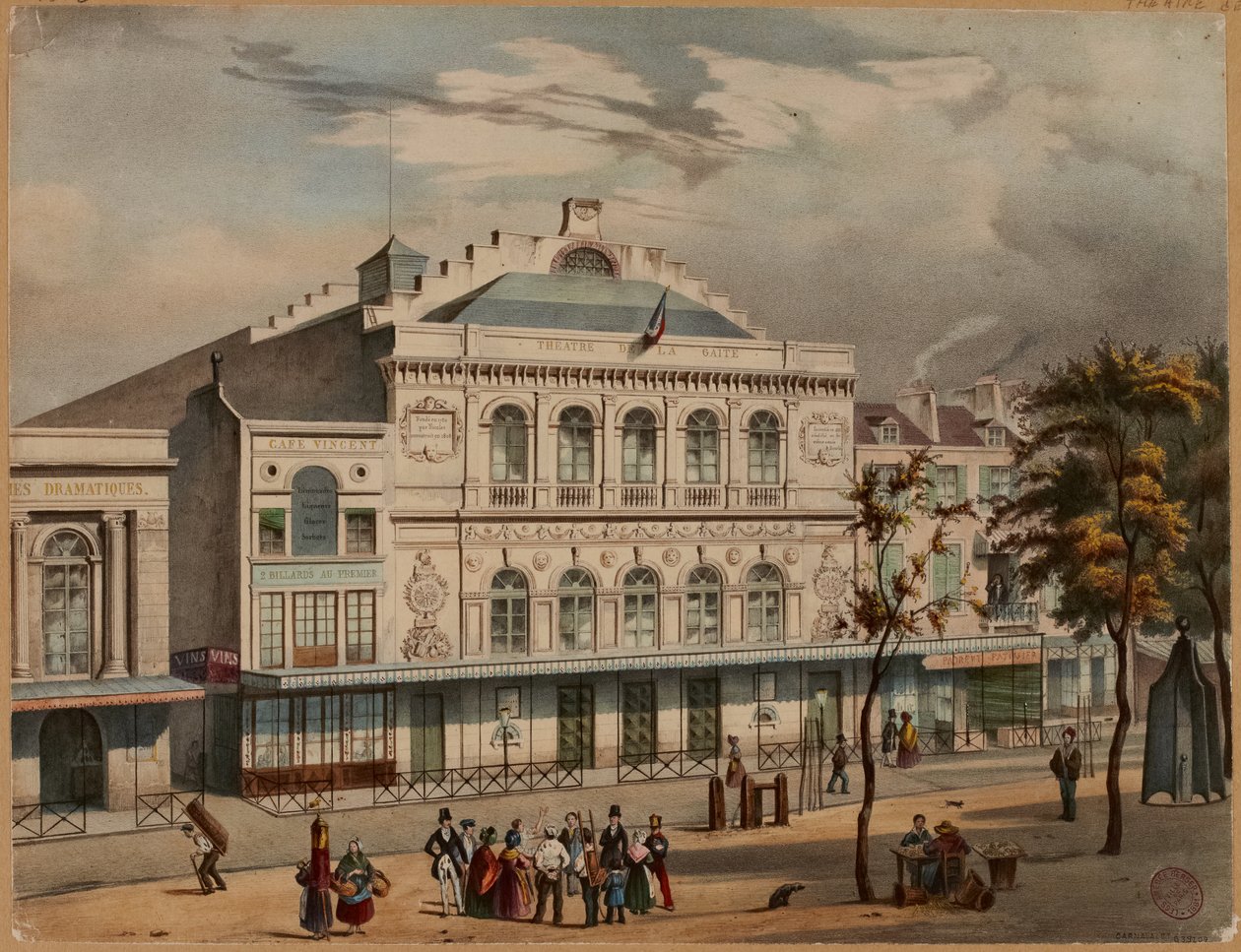Theatre de la Gaite, Paris av French School