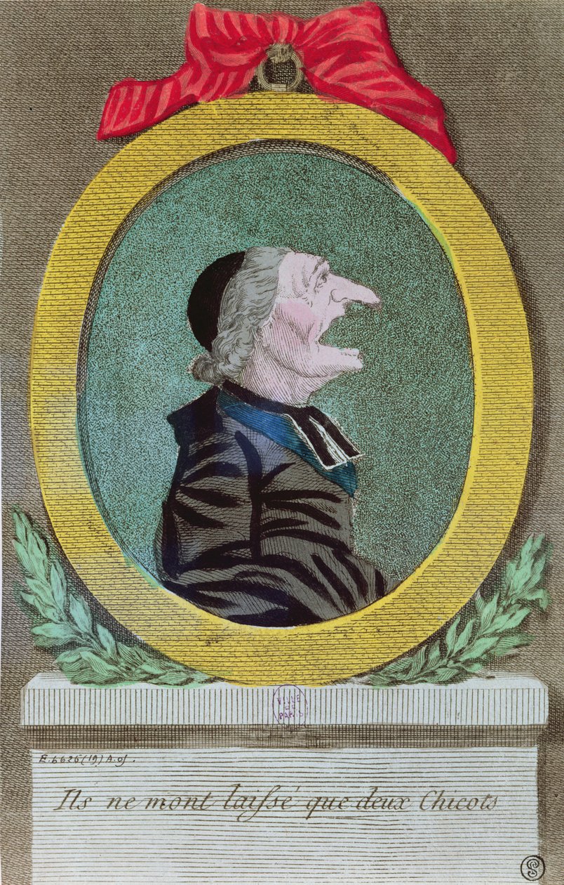 De har bare etterlatt meg to stubber, 2. november 1789 av French School