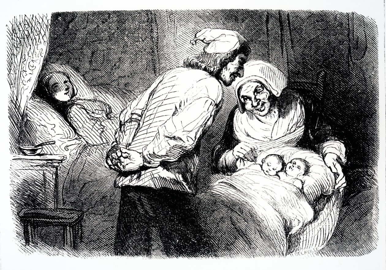 Tittelside til Little Fadette av George Sands, 1852 av French School