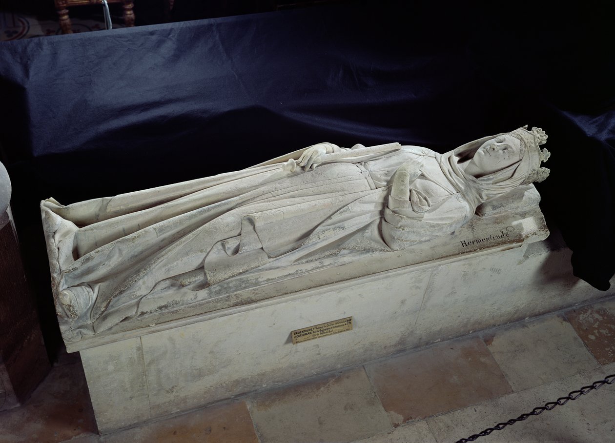 Graven til Hermentrude (825-69) av French School