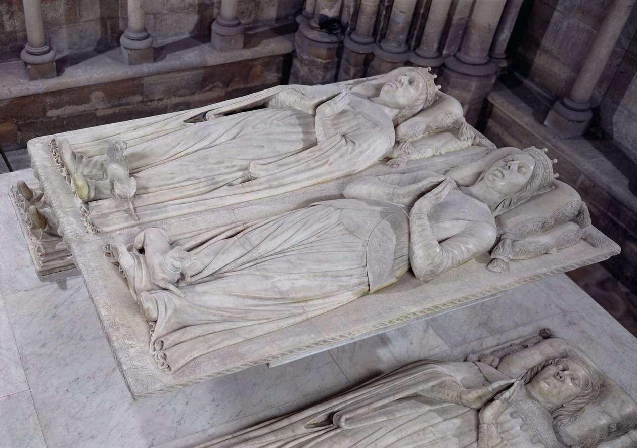 Graven til Louis de France (d.1407) hertugen av Orleans og hans kone, Valentin Visconti (d.1408) prinsesse av Milano, 1502-15 av French School
