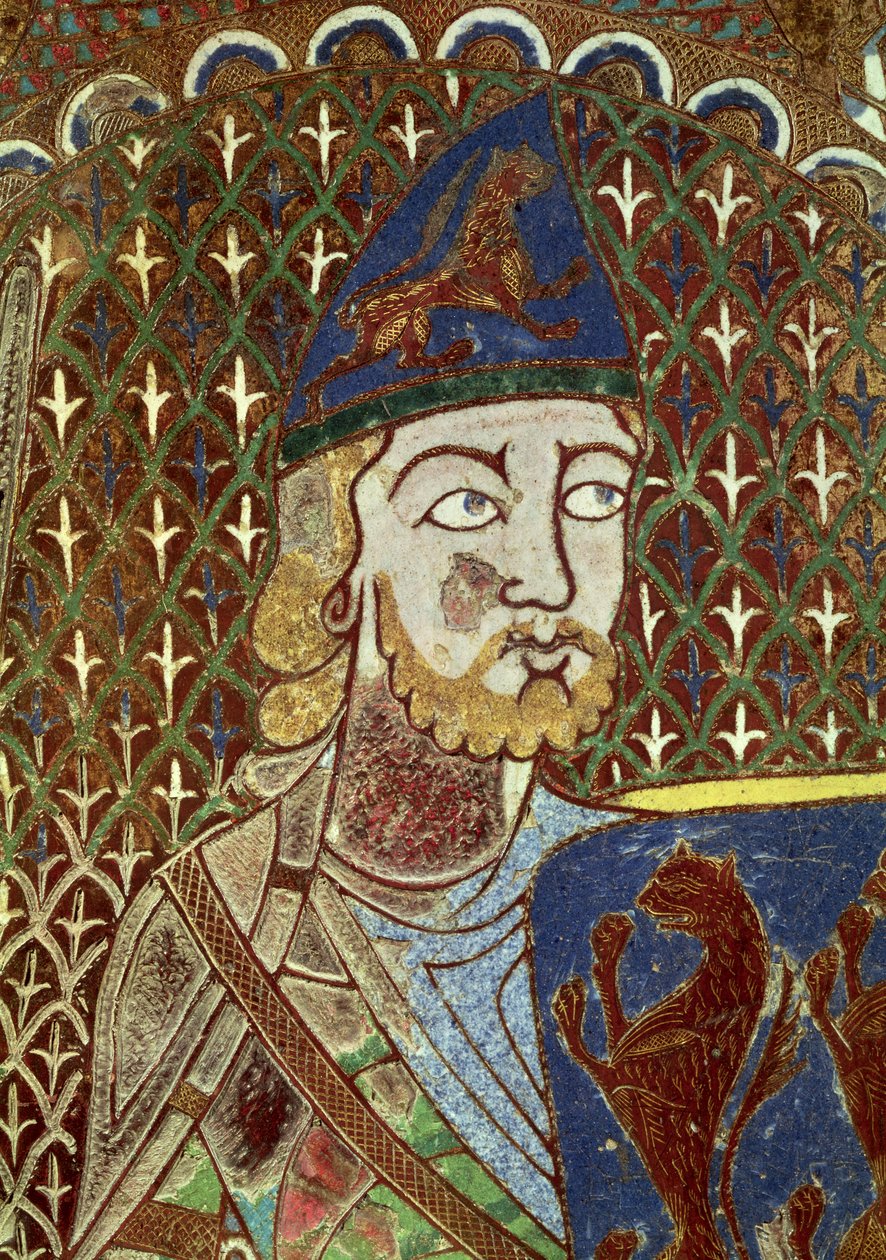 Gravplakett til Geoffrey Plantagenet av French School